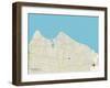 Political Map of Keansburg, NJ-null-Framed Art Print