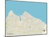 Political Map of Keansburg, NJ-null-Mounted Art Print