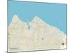 Political Map of Keansburg, NJ-null-Mounted Art Print