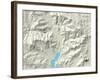 Political Map of Kernville, CA-null-Framed Art Print