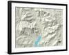 Political Map of Kernville, CA-null-Framed Art Print