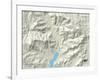 Political Map of Kernville, CA-null-Framed Art Print
