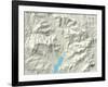 Political Map of Kernville, CA-null-Framed Art Print