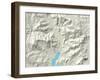 Political Map of Kernville, CA-null-Framed Art Print