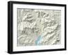 Political Map of Kernville, CA-null-Framed Art Print