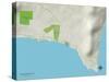 Political Map of Kings Beach, CA-null-Stretched Canvas