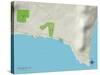 Political Map of Kings Beach, CA-null-Stretched Canvas