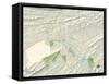 Political Map of Kingsport, TN-null-Framed Stretched Canvas