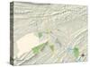 Political Map of Kingsport, TN-null-Stretched Canvas