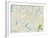 Political Map of Kinnelon, NJ-null-Framed Art Print