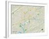 Political Map of Knoxville, TN-null-Framed Art Print