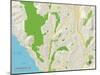 Political Map of Laguna Niguel, CA-null-Mounted Art Print