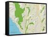 Political Map of Laguna Niguel, CA-null-Framed Stretched Canvas