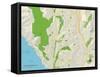 Political Map of Laguna Niguel, CA-null-Framed Stretched Canvas