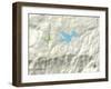 Political Map of Lake Arrowhead, CA-null-Framed Art Print