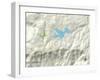 Political Map of Lake Arrowhead, CA-null-Framed Art Print