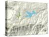 Political Map of Lake Arrowhead, CA-null-Stretched Canvas