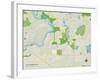 Political Map of Lake Barrington, IL-null-Framed Art Print