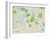 Political Map of Lake Barrington, IL-null-Framed Art Print