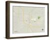 Political Map of Laramie, WY-null-Framed Art Print