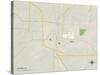 Political Map of Laramie, WY-null-Stretched Canvas