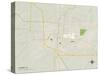 Political Map of Laramie, WY-null-Stretched Canvas