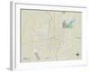 Political Map of Laredo, TX-null-Framed Art Print
