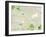 Political Map of Laurel, MD-null-Framed Art Print