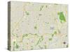 Political Map of Leawood, KS-null-Stretched Canvas
