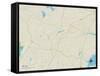 Political Map of Lee, NH-null-Framed Stretched Canvas