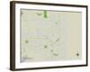 Political Map of Lehigh Acres, FL-null-Framed Art Print