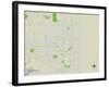 Political Map of Lehigh Acres, FL-null-Framed Art Print