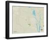 Political Map of Leland, NC-null-Framed Art Print