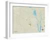 Political Map of Leland, NC-null-Framed Art Print