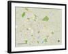 Political Map of Lexington-Fayette, KY-null-Framed Art Print