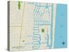 Political Map of Lighthouse Point, FL-null-Stretched Canvas