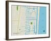 Political Map of Lighthouse Point, FL-null-Framed Art Print