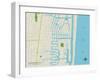 Political Map of Lighthouse Point, FL-null-Framed Art Print