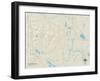 Political Map of Limington, ME-null-Framed Art Print