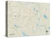 Political Map of Limington, ME-null-Stretched Canvas