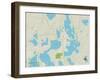 Political Map of Lindstrom, MN-null-Framed Art Print