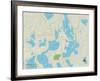 Political Map of Lindstrom, MN-null-Framed Art Print