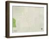 Political Map of Linton, ND-null-Framed Art Print