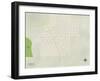 Political Map of Linton, ND-null-Framed Art Print