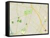 Political Map of Lodi, NJ-null-Framed Stretched Canvas