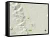 Political Map of Lone Pine, CA-null-Framed Stretched Canvas