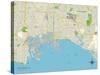 Political Map of Long Beach, CA-null-Stretched Canvas