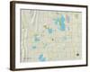 Political Map of Loveland, CO-null-Framed Art Print