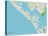 Political Map of Madeira Beach, FL-null-Stretched Canvas