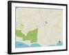 Political Map of Madison, CT-null-Framed Art Print